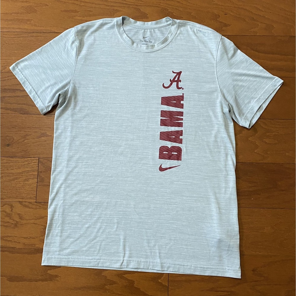 Nike Alabama Crimson Tide T-Shirt Dri-Fit Short Sleeve Men's Large Team Player‎